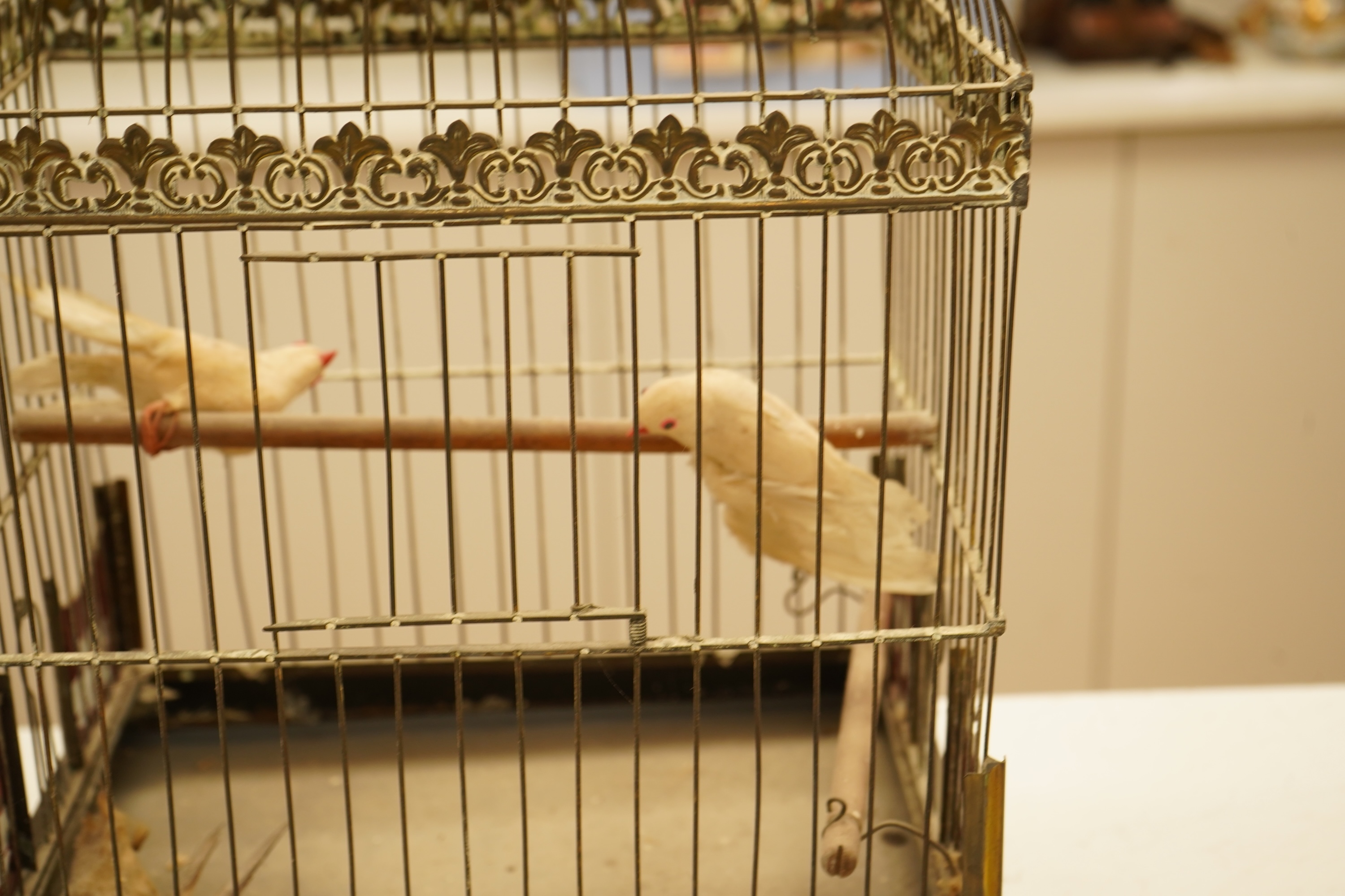 A mid 20th century birdcage, 50cm